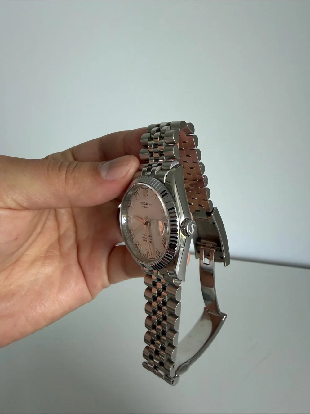 36mm Jubilee Stainless Steel Silver Watch